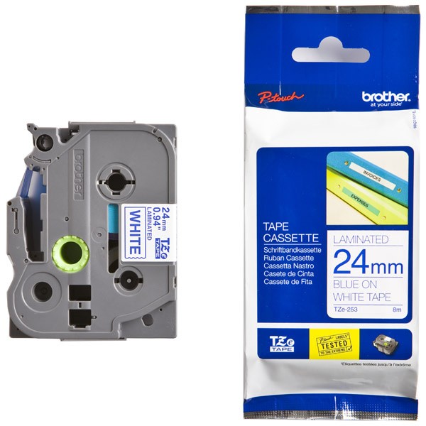 BROTHER TZe-253 �������� � �������������� ������ ������� 24 �� (����� ����� �� ����� ����)