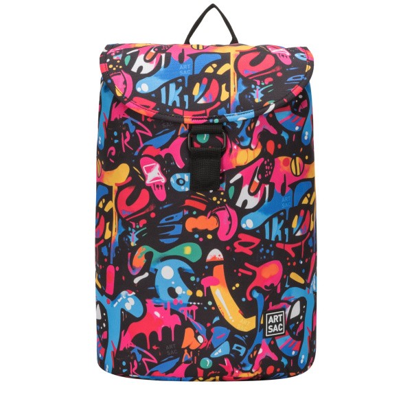 ������ Artsac Mutu Flap Over Backpack Graffmulti