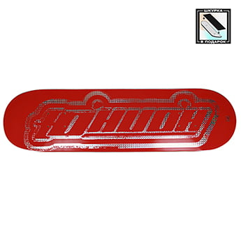     Red luxe,  8.25x31.875,  Medium