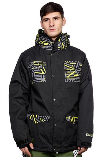 Grenade Mens Jacket Field Doom Vision Black