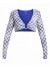 ARTSY TILE CROP TOP LYCRA