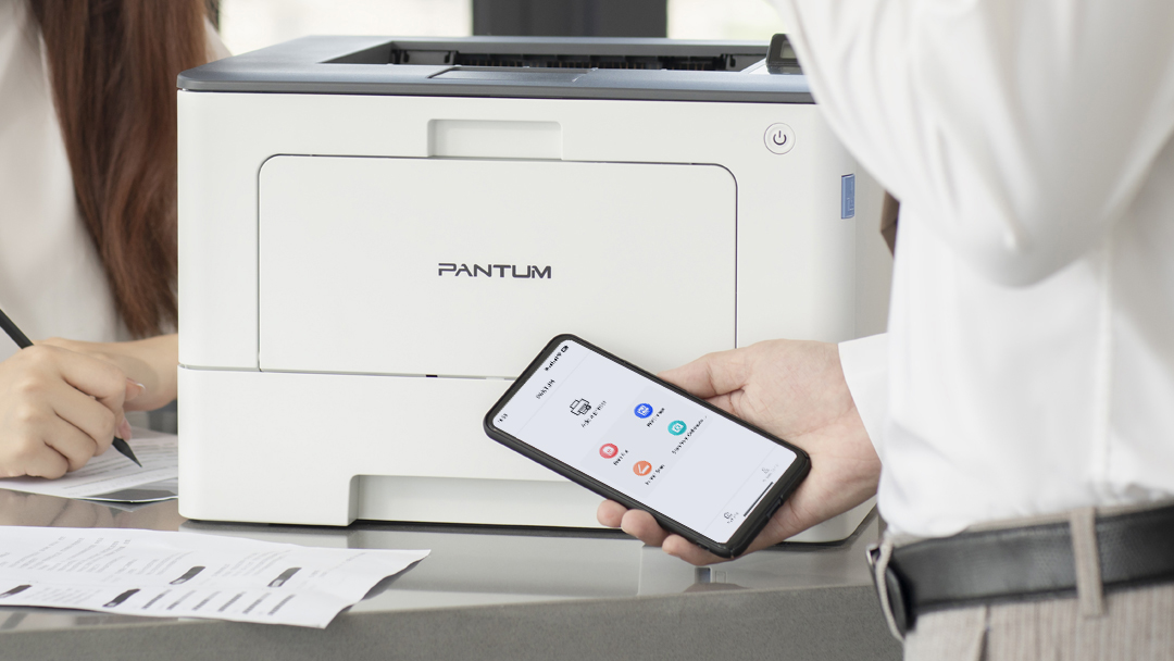 Монохромный принтер Pantum BP5100DW, вид устройства