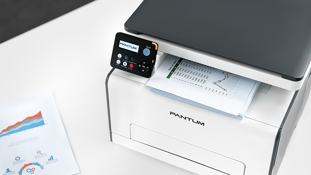 Цветное МФУ Pantum CM2100DW, вид устройства