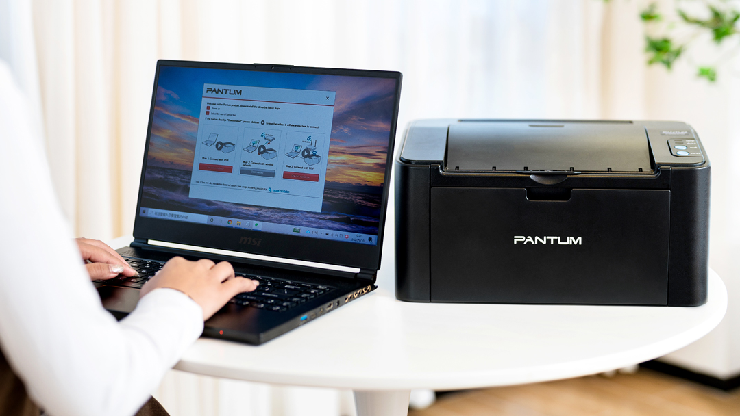 Монохромный принтер Pantum P2500, конструкция модели