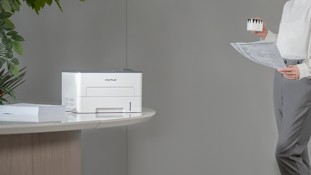 Монохромный принтер Pantum P3300DW, вид устройства